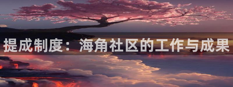 海角社区c：提成制度：海角社区的工作与成果